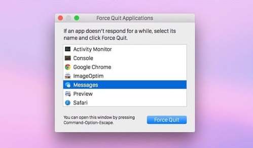 alternative for control alt delete on mac